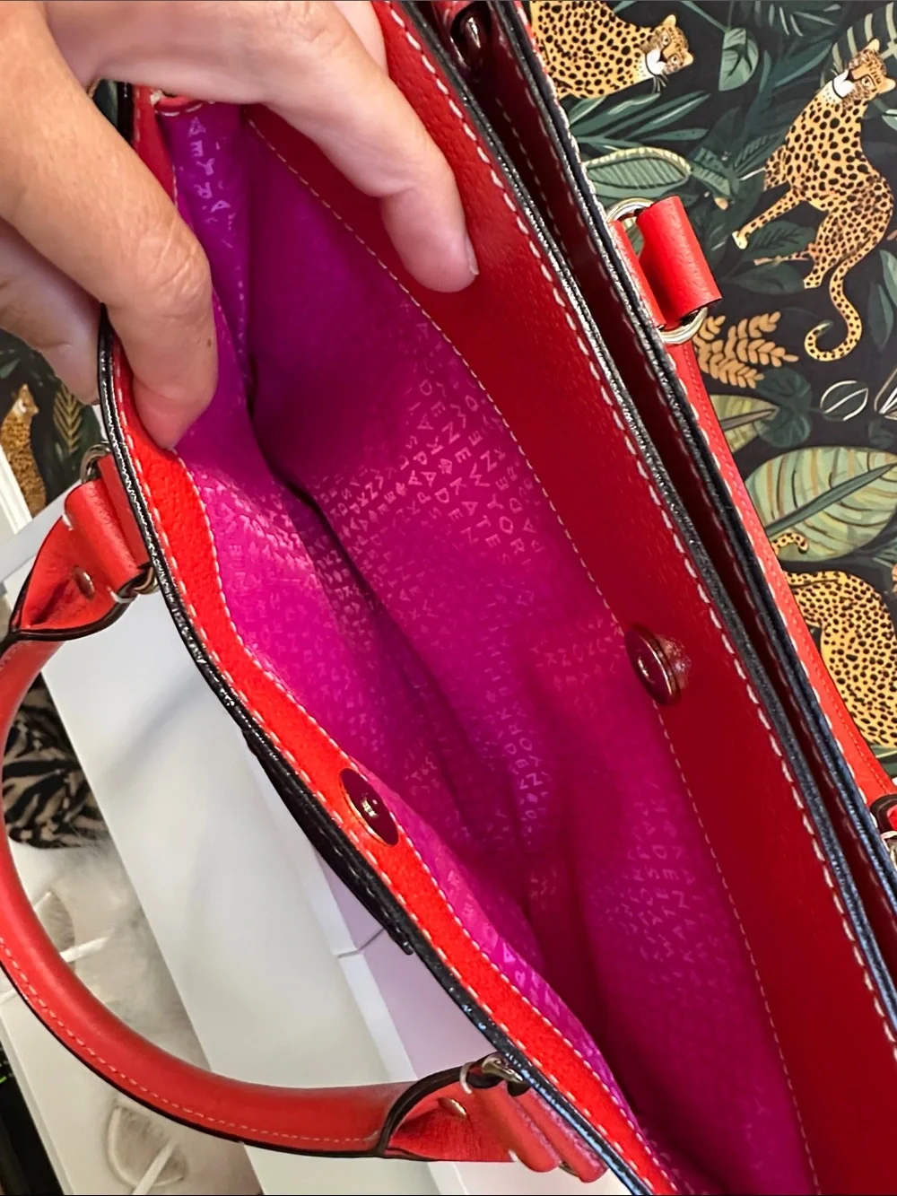 kate spade structured satchel